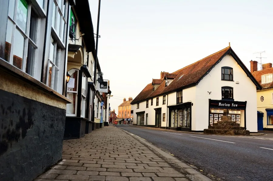 The centre of Sturminster Newton, the town with the highest band D council tax bill in the Dorset Council area at £2,928.95